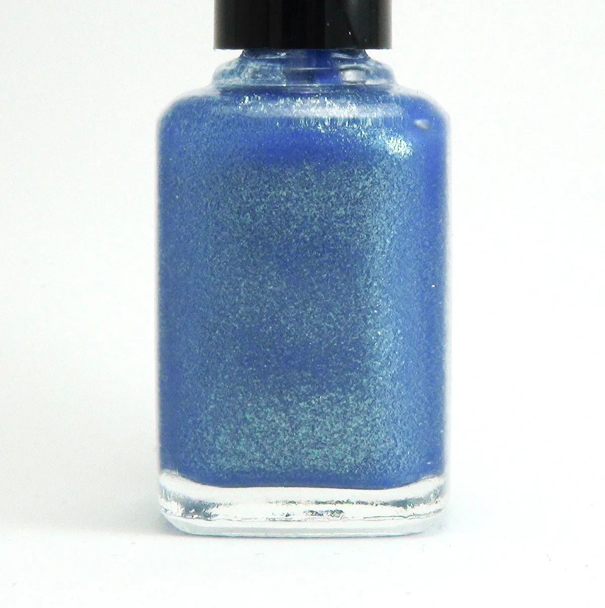Great Scott! - blue w/ gold glass fleck shimmer - GLOWS blue