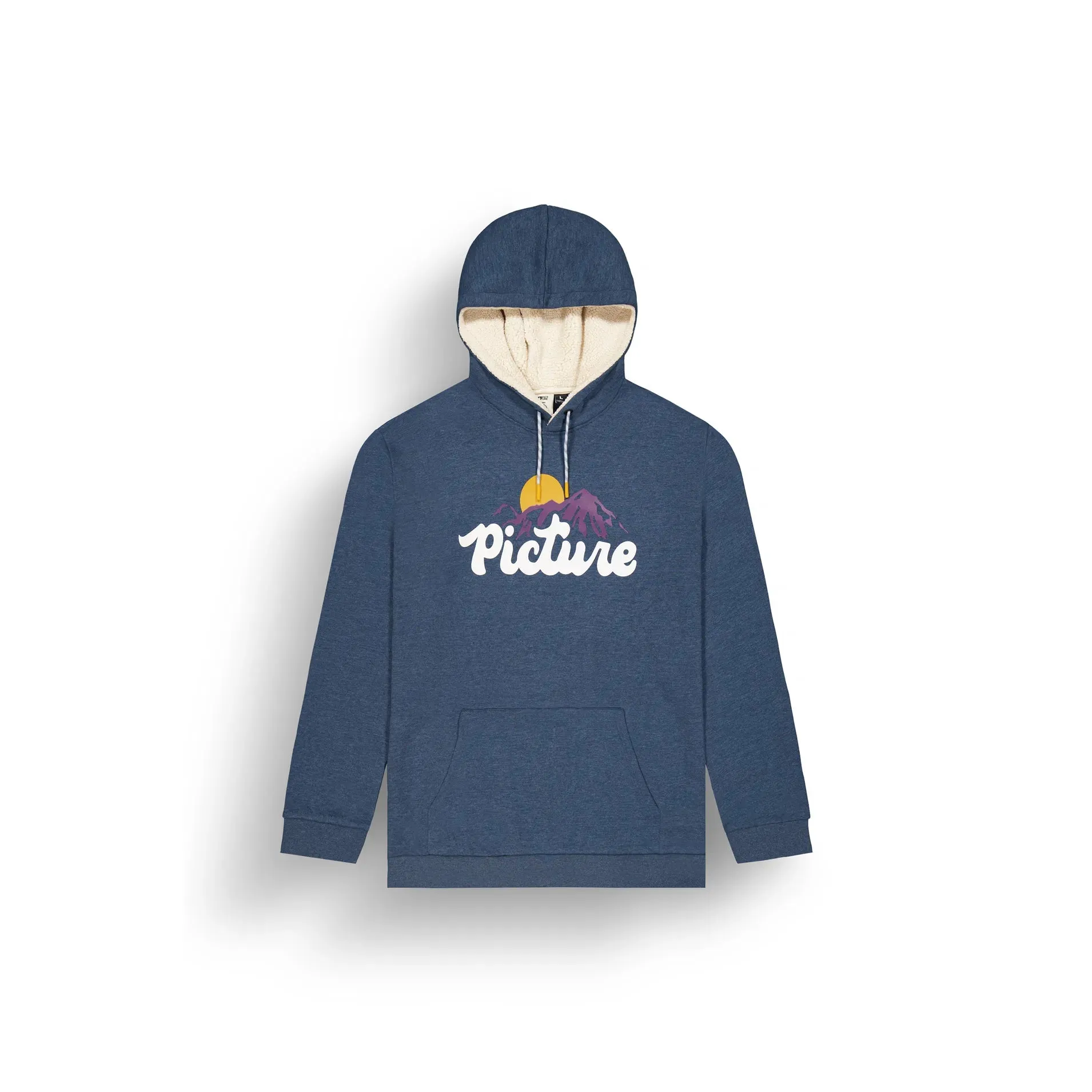 Picture Julka Plush Hoodie - Dark Blue Melange